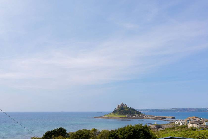View from the doorstep, of St Michael�s Mount
